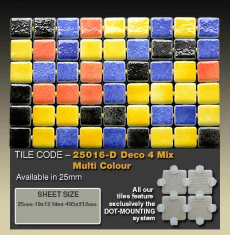 25016-D Deco 4 Mix Multi Colour   