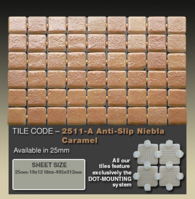 2511-A Anti-Slip Niebla Caramel   