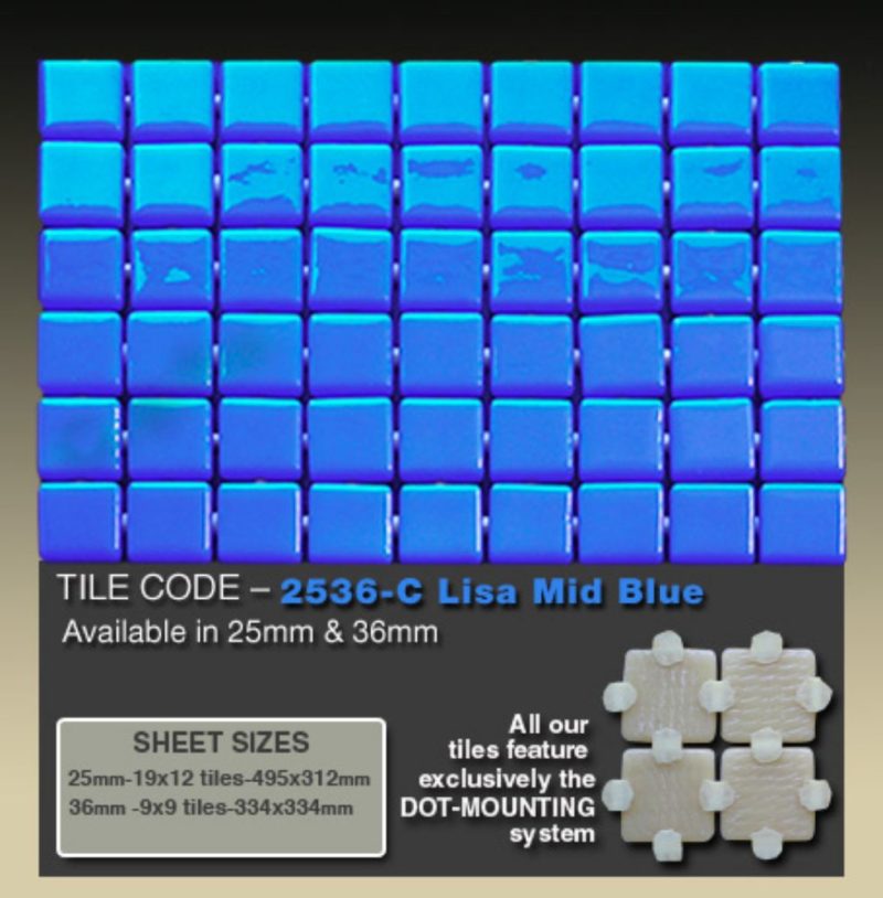 2536-C Lisa Mid Blue   