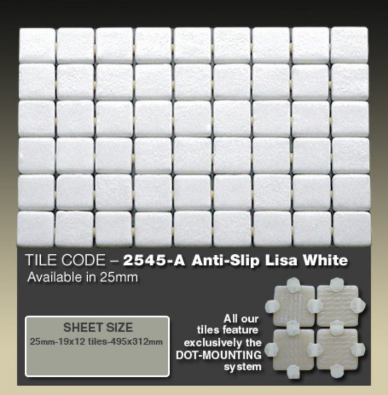 2545-A Anti-Slip Lisa White   