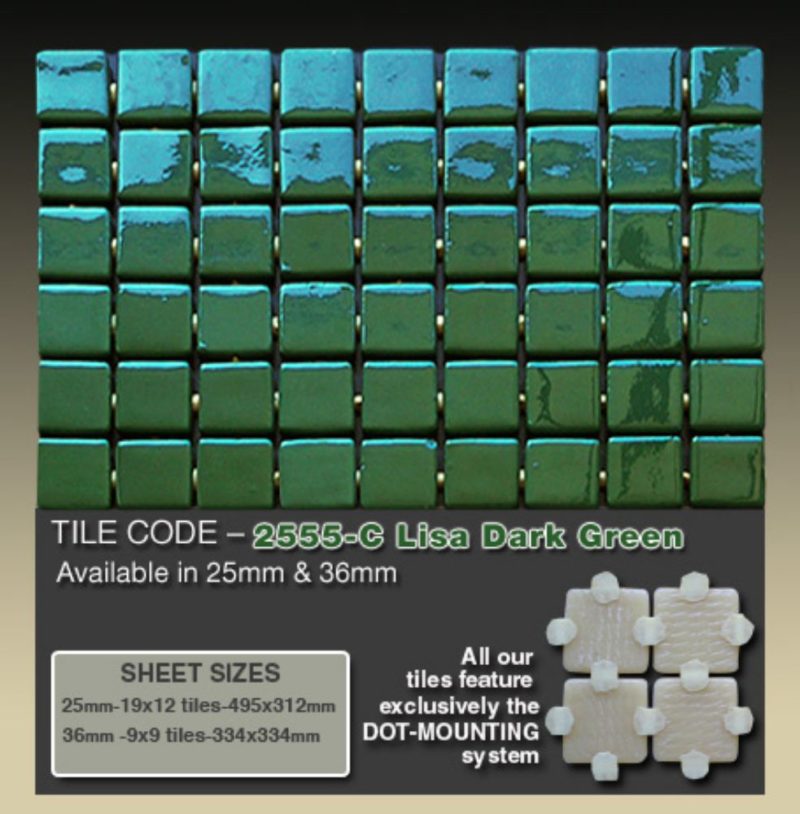 2555-C Lisa Dark Green   