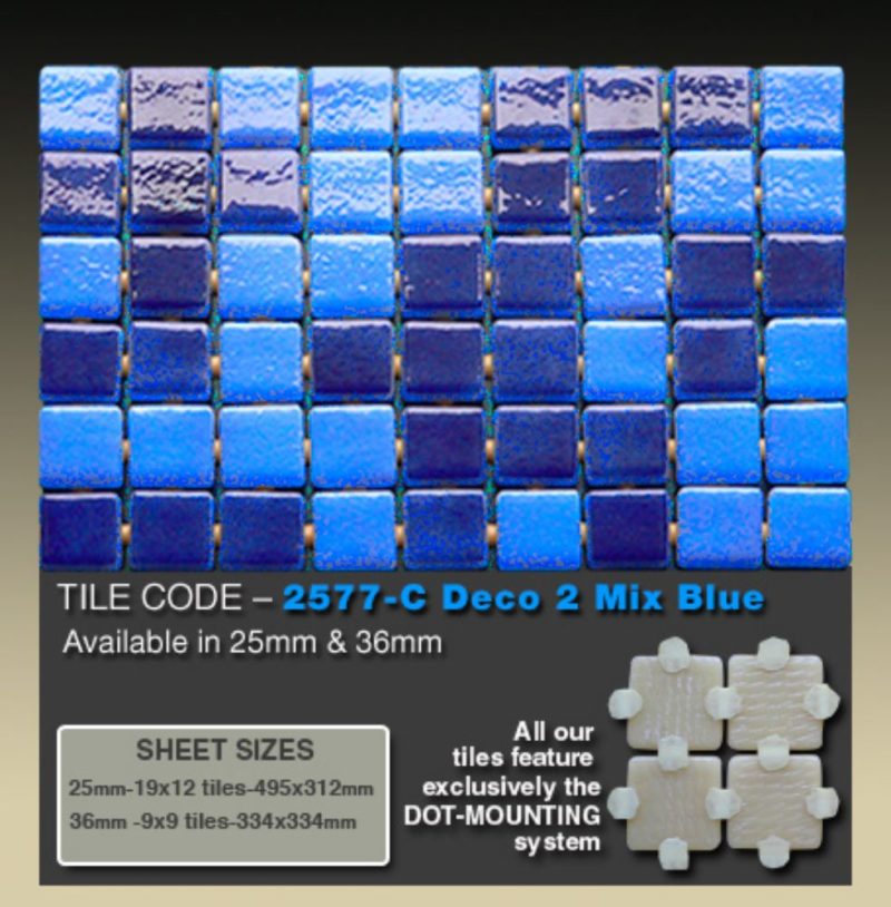 2577-C Deco 2 Mix Blue   